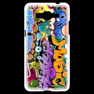 Coque Samsung Grand Prime 4G Graffiti seamless background. Hip-hop art