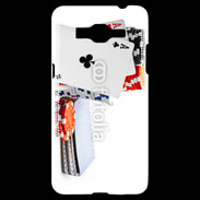 Coque Samsung Grand Prime 4G Paire d'as au poker 5