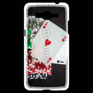 Coque Samsung Grand Prime 4G Paire d'as au poker 6