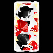 Coque Samsung Grand Prime 4G Carte et dés en folie