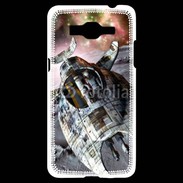 Coque Samsung Grand Prime 4G Vaisseau spatial sur la lune