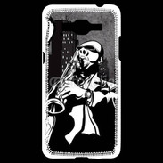 Coque Samsung Grand Prime 4G Saxophoniste en dessin 66