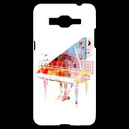 Coque Samsung Grand Prime 4G Piano en dessin multicouleurs
