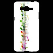 Coque Samsung Grand Prime 4G Portée de notes en couleur 50