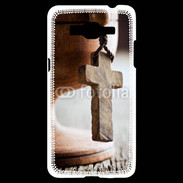 Coque Samsung Grand Prime 4G Croix en bois 5