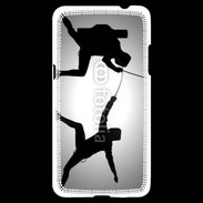 Coque Samsung Grand Prime 4G Silhouette d'escrimeurs