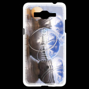 Coque Samsung Grand Prime 4G Boule de pétanque chromée