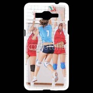 Coque Samsung Grand Prime 4G Joueuses de volleyball au filet 2