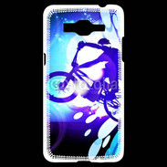 Coque Samsung Grand Prime 4G Illustration BMX bleu