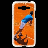 Coque Samsung Grand Prime 4G Match de tennis sur terre battue