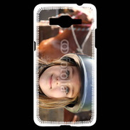 Coque Samsung Grand Prime 4G Petite fille équitation
