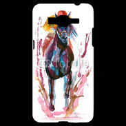 Coque Samsung Grand Prime 4G Equitation en peinture 10