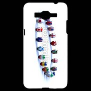 Coque Samsung Grand Prime 4G Rangée de ballon de rugby