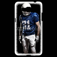 Coque Samsung Grand Prime 4G Footballer américain en bleu et blanc 50