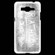 Coque Samsung Grand Prime 4G Triathlon en noir et blanc 25