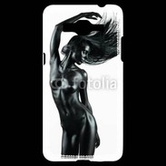 Coque Samsung Grand Prime 4G Femme nue body painting noir et blanc 1 