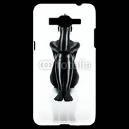 Coque Samsung Grand Prime 4G Femme nue body painting noir et blanc 2
