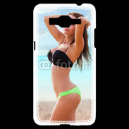 Coque Samsung Grand Prime 4G Belle femme à la plage 10
