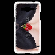 Coque Samsung Grand Prime 4G soutien gorge avec une fraise