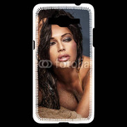 Coque Samsung Grand Prime 4G Portait de brune charmante 5