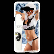 Coque Samsung Grand Prime 4G Charme et snowboard