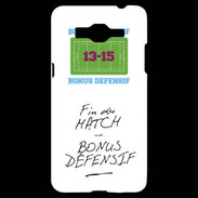Coque Samsung Grand Prime 4G Fin de match Bonus offensif-défensif Blanc