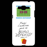 Coque Samsung Grand Prime 4G Merci l'arbitre Bonus offensif-défensif Blanc