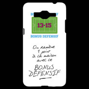 Coque Samsung Grand Prime 4G 1 point bonus offensif-défensif Blanc