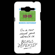 Coque Samsung Grand Prime 4G Obtenir le Bonus offensif-défensif Blanc