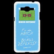 Coque Samsung Grand Prime 4G Fin de match Bonus offensif-défensif Bleu