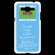Coque Samsung Grand Prime 4G Plaquage Bonus offensif-défensif Bleu