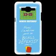 Coque Samsung Grand Prime 4G Merci l'arbitre Bonus offensif-défensif Bleu