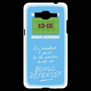 Coque Samsung Grand Prime 4G 1 point bonus offensif-défensif Bleu