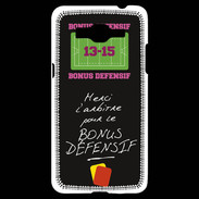 Coque Samsung Grand Prime 4G Merci l'arbitre Bonus offensif-défensif Noir