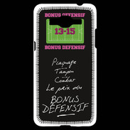 Coque Samsung Grand Prime 4G Plaquage Bonus offensif-défensif Noir