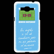 Coque Samsung Grand Prime 4G Le combat Bonus offensif-défensif Bleu