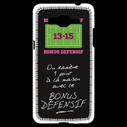 Coque Samsung Grand Prime 4G 1 point bonus offensif-défensif Noir