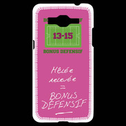 Coque Samsung Grand Prime 4G Mêlée relevée Bonus offensif-défensif Rose