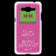 Coque Samsung Grand Prime 4G Fin de match Bonus offensif-défensif Rose