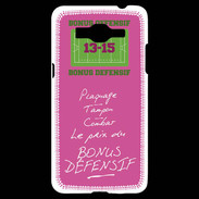 Coque Samsung Grand Prime 4G Plaquage Bonus offensif-défensif Rose