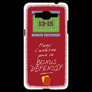 Coque Samsung Grand Prime 4G Merci l'arbitre Bonus offensif-défensif Rouge