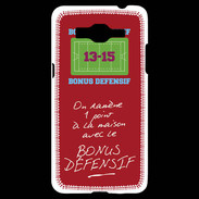 Coque Samsung Grand Prime 4G 1 point bonus offensif-défensif Rouge