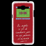 Coque Samsung Grand Prime 4G Le combat Bonus offensif-défensif Rouge
