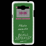 Coque Samsung Grand Prime 4G Mêlée relevée Bonus offensif-défensif Vert