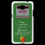 Coque Samsung Grand Prime 4G Merci l'arbitre Bonus offensif-défensif Vert