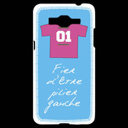 Coque Samsung Grand Prime 4G Pilier gauche Bonus offensif-défensif Bleu