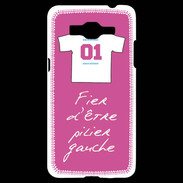 Coque Samsung Grand Prime 4G Pilier gauche Bonus offensif-défensif Rose