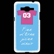 Coque Samsung Grand Prime 4G Pilier droit Bonus offensif-défensif Bleu