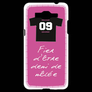 Coque Samsung Grand Prime 4G Demi de mêlée Bonus offensif-défensif Rose 2