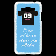Coque Samsung Grand Prime 4G Demi de mêlée Bonus offensif-défensif Bleu 2